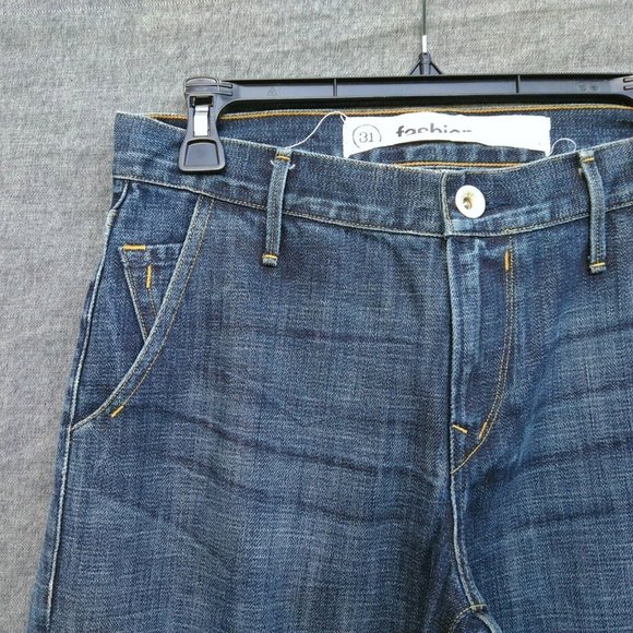 Earnest AM I Fashion Relaxed Straight Leg Womens Jeans Waist 30"  L - Picture 7 of 9